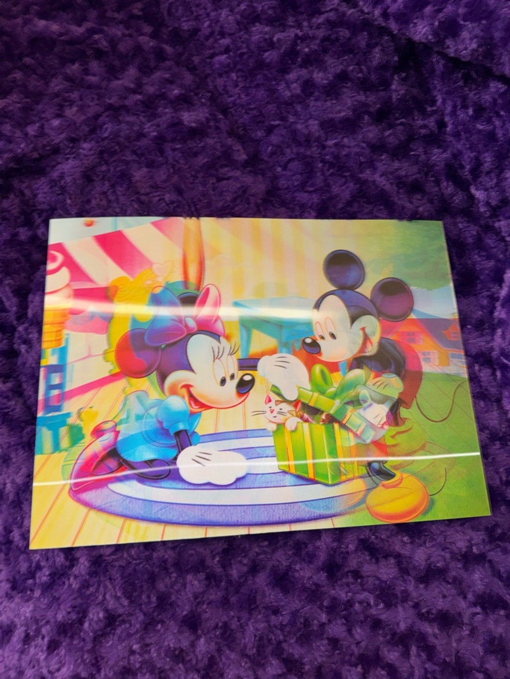 Disney Mickey and Minnie 3D Lenticular Poster Print